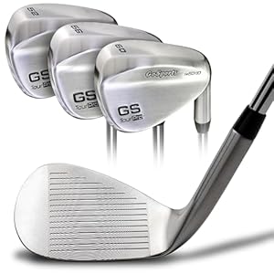 GoSports Illegal Max Spin Golf Wedge Set – Men’s Right Handed Sand, Lob, Gap Wedge