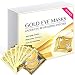 24K Gold Eye Mask/Anti-aging Hyaluronic Acid Eye Patches/Gold Collagen Eye Strips for Anti Wrinkle Tissue Rejuvenation/Spa Quality/Gold Eye Pads/10-Pack
