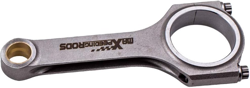 maXpeedingrods Connecting Rods 1.8T Engine for VW Golf MK4 Passat for Audi A3 A4 A6 TT with 5/16" ARP 2000 Bolts 19mm (Tapered Small End)