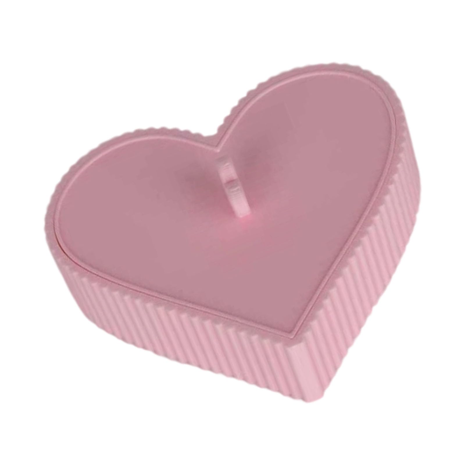 Msioytog Shape Starch Storage Container Food Grade Cornstarch Dispenser Leakproof Kitchen Accessory for Home Heart Shape Corn Starch Container