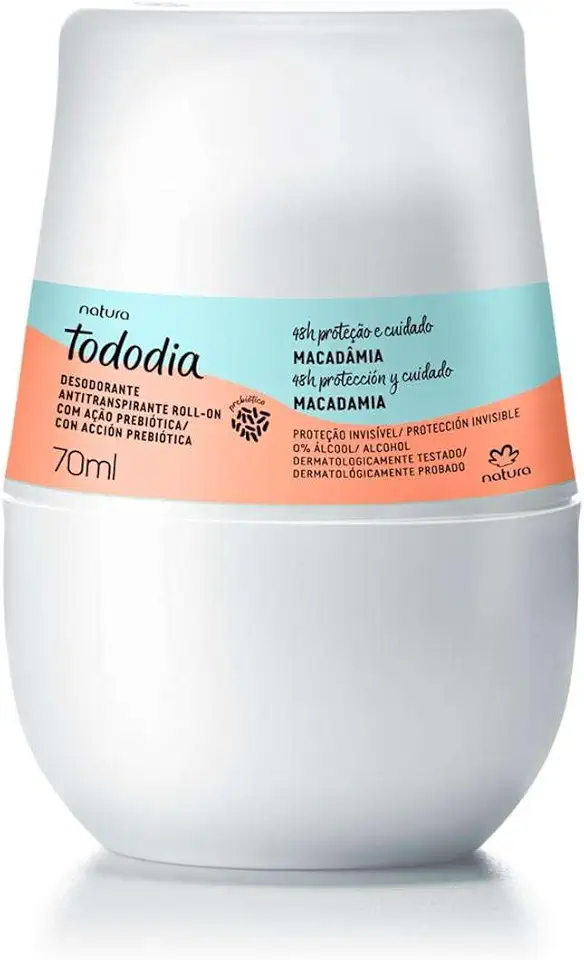 NATURA TODODIA DESODORANTE ROLLON MACADAMIA ANTIMANCHA 70ml
