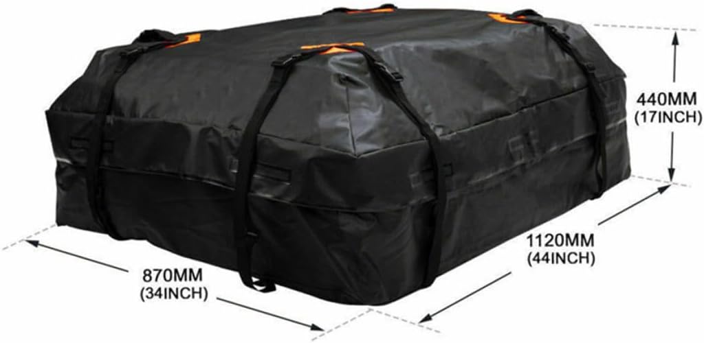 Waterproof 600d Oxford Cloth Car Roof Cargo Bag Vehicle Rooftop Luggage Carrier Storage Bag Dustproof Sunproof for SUV and Minivan