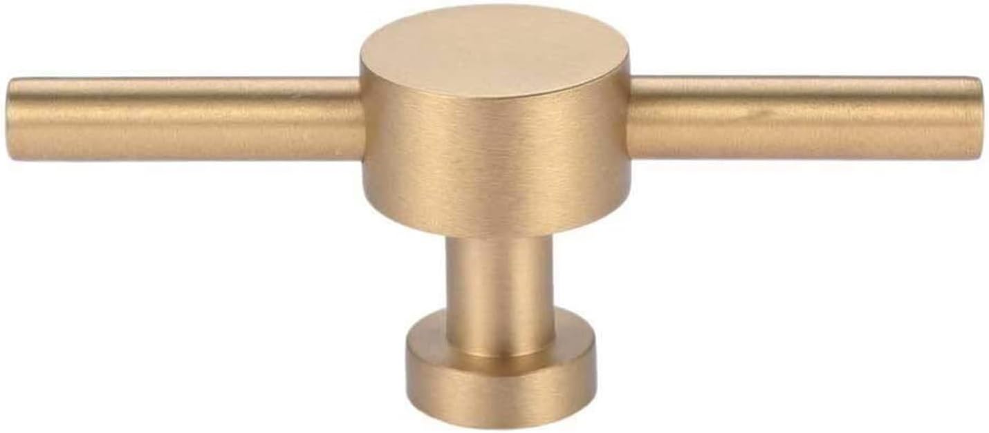 T Bar Furniture Handle Pull Copper Kitchen Cabinet Door Handle Gold Drawer Handle Pull Dresser Handle