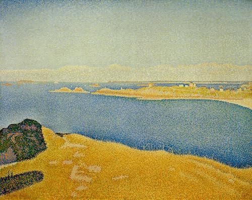 Wall art peinture la mer Saint-Briac Paul Signac décoration murale chambre moderne 60x90