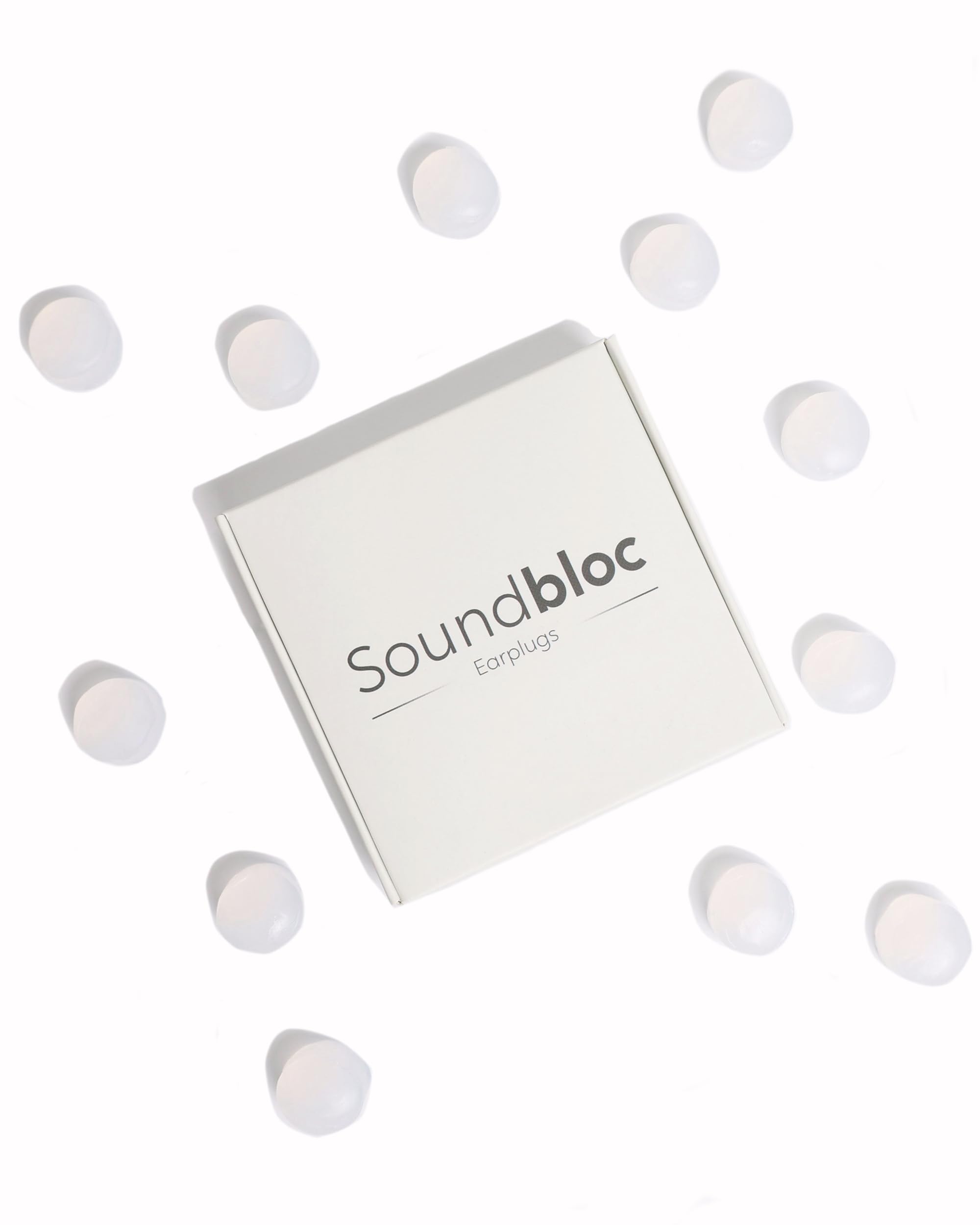 Ear Plugs for Sleep - Custom Fit Noise Cancelling Reusable Soft Silicone, 27dB Sound Reduction - Swimming, Travel, Focus, Work. (Air, Small - Medium)