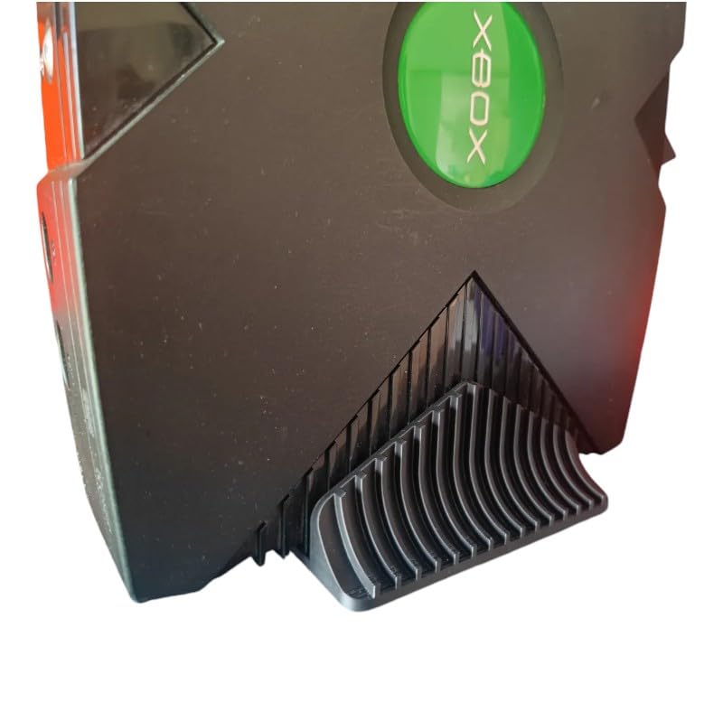 Geek Art Play Soporte Vertical para Xbox Original - Exponga y estabilice su consola OG (Negro)