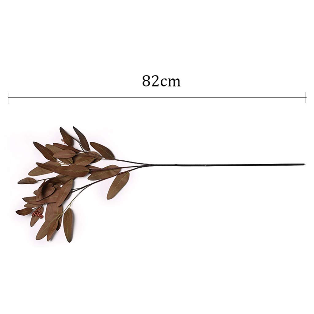Eucalyptus sztuczne kwiaty z oddziałów owocowych domowe dekoracje domu salon stół kreatywny kwiat wazon ozdoby kwiatowe (Color : C)