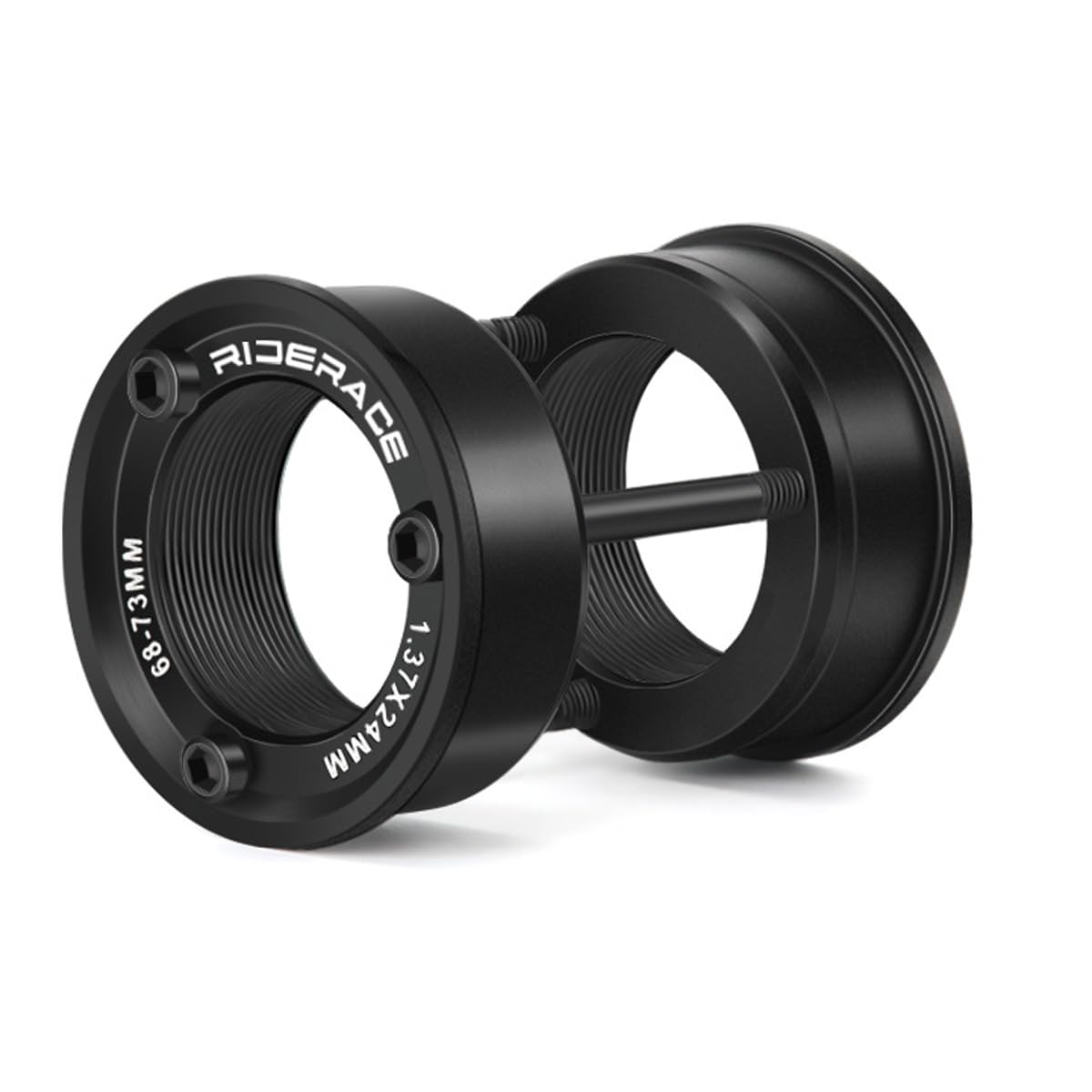 Pédalier excentrique haut rendement CNC alu acier 68 73mm