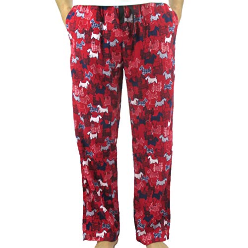 ROCK ATOLL Men's Animal Wolf Penguin Polar Bear Print Soft Flannel Pajama Bottoms