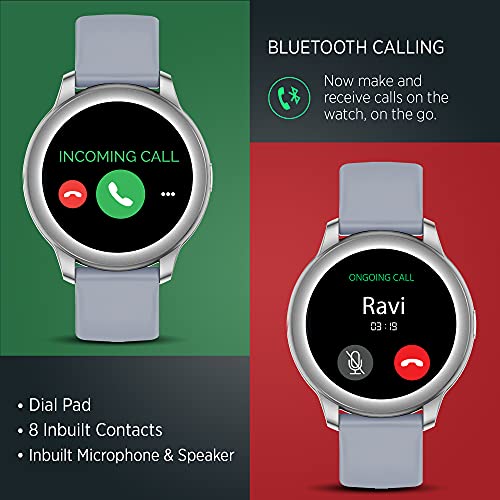 Image of Timex Fit 2.0 smartwatch with Bluetooth Calling, SPO2 and Blood Pressure Monitor, Metal body, Continuous heart rate monitor and 200+ watch faces