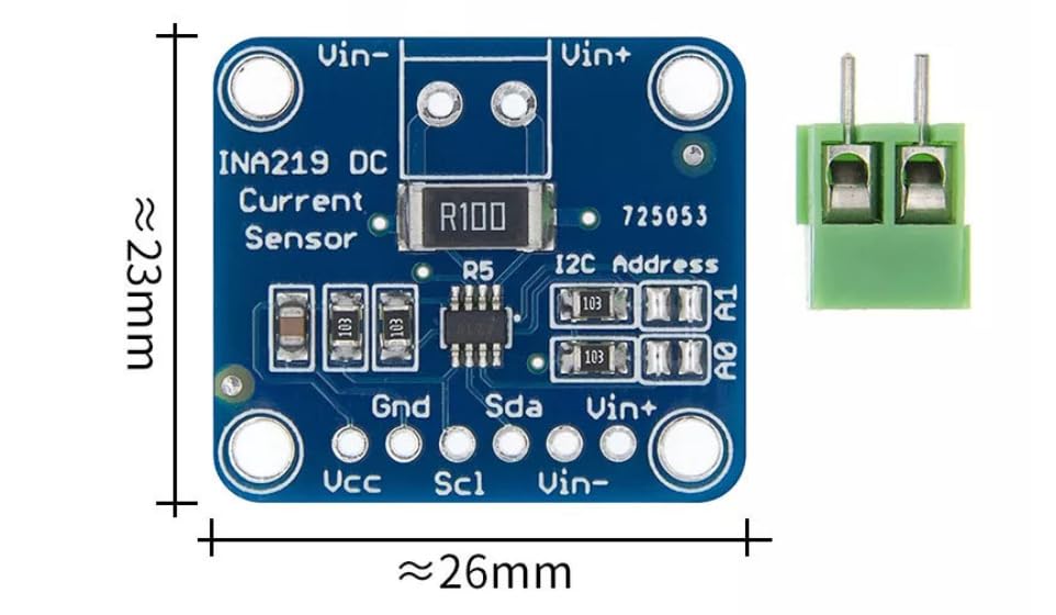 MCU-219 INA219 Bi-directional Current Sensor Breakout Module I2C Zero Drift Power Monitoring Sensor Module High-precision From Oscillators - Price 43.25 - View #4
