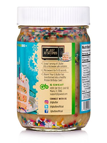 G Butter High Protein Low Calorie Spread - Birthday Cake