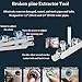 DEZAUP 5 pcs Integrated Internal & External Pipe Threading Tool Kit with 1/2