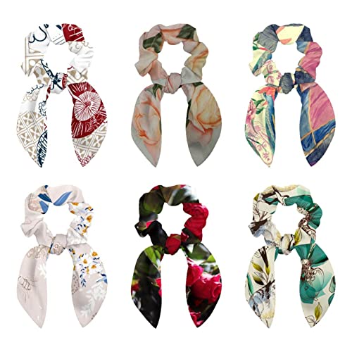 Coffret de 6 chouchous doux pour cheveux idée cadeau d'anniversaire fille