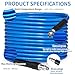 10M High Pressure Washer Replacement Hose for Bosch AQT Series Extension Hose Drain Cleaning kit Fitting Quick Connector Blue