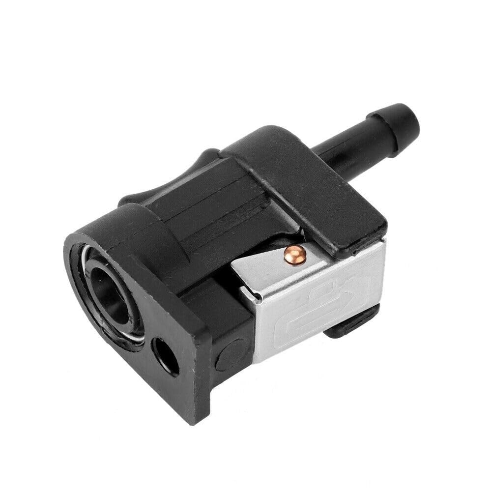 Parti marine 6G1-24304-10 2 pz 6mm Connettore della linea del carburante Raccordi per tubi adatti per tubo serbatoio motore fuoribordo Yamaha 6Y1-24305-06