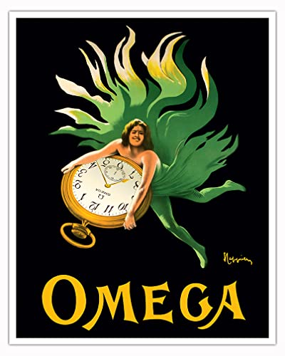 Omega Swiss Pocket Watches Vintage Art Print