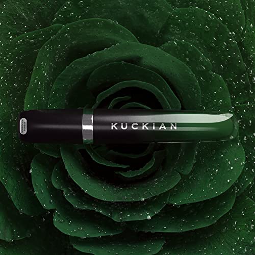Dark Green Lipstick - Forbidden Forest, By Kuckian - Halloween Matte Green Lipstick - Long Lasting 12-Hour Vegan & Cruelty Free #TOP4