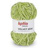 Katia Velvet Mini laine Pelote de couleur pistache Cod.206