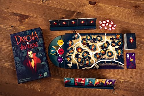 Dracula vs Van Helsing - Juego de Mesa Estrategia para 2 jugadores miniatura 4