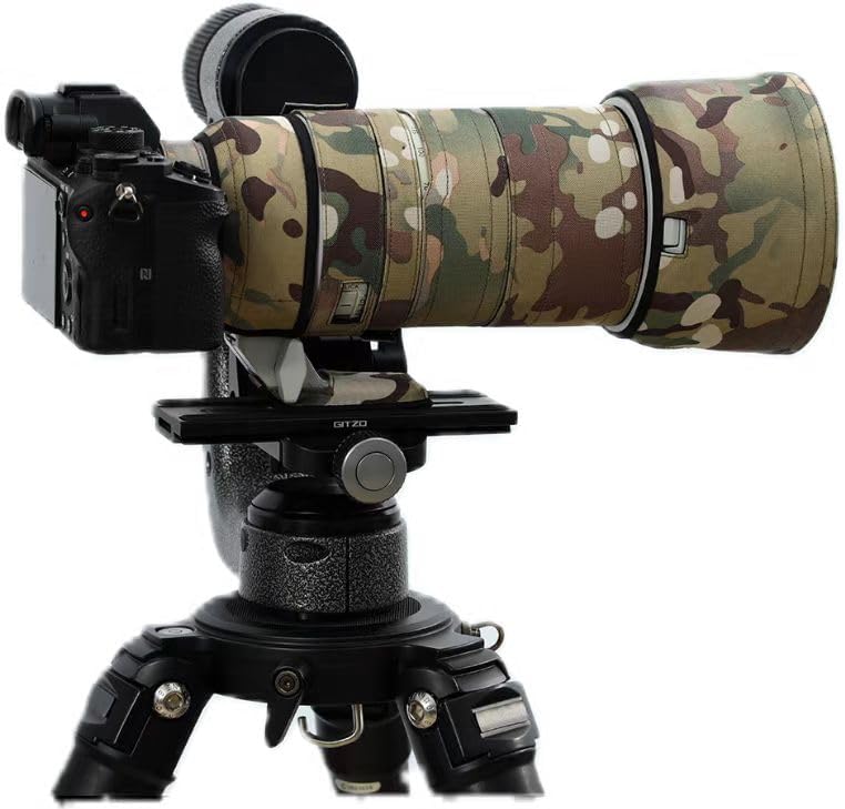 ROLANPRO Camouflage Lens Cover for Sony FE 70-200mm F/2.8 GM OSS II Raincover Lens Protection Sleeve Case-#4 All-Terrain Camo Waterproof