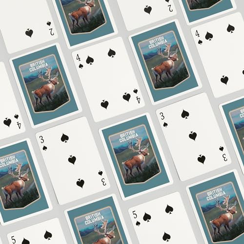 Lantern Press Baraja de Poker 52 Cartas British Columbia miniatura 4