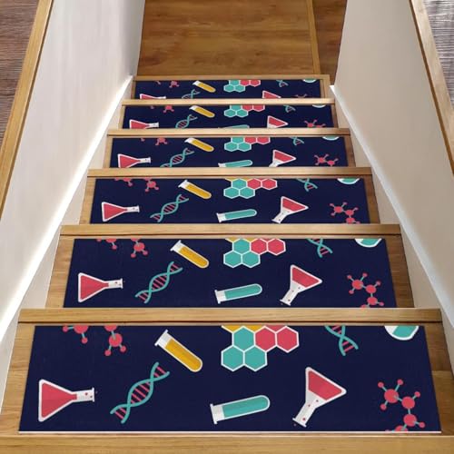 Peldaños de escalera antideslizantes de 8x30 pulgadas para proteger madera 2