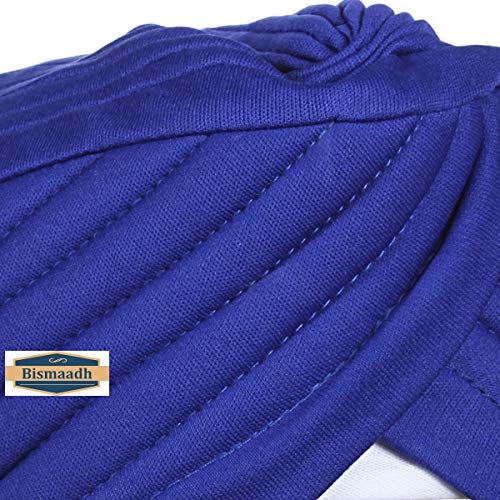 Image of BISMAADH Instant Readymade Turban for Men & Women Head Wrap Lightweight Cap Headwear Sikh Pagri