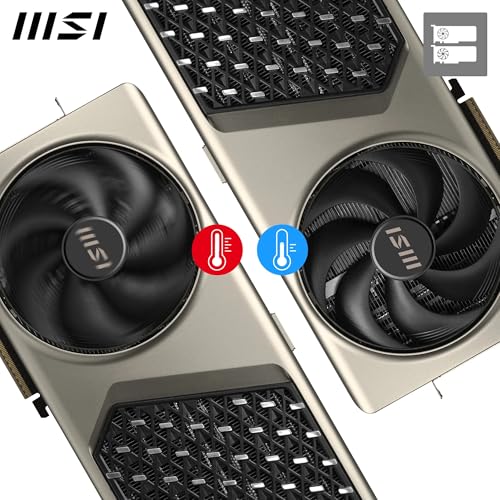 Image of MSI GeForce RTX 5070 Ti 16G Expert OC Graphic Card - NVIDIA GeForce RTX 5070 Ti GPU, 16GB GDDR7 256-bit Memory, 28 Gbps, PCI Express Gen 5 x16 Interface, Upto 2580 MHz, Flow FROZR 2