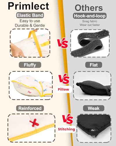 Image of Primlect Thickened Toddler Nap Mat with Removable Pillow and Minky Blanket, Extra Large 55''x35'' Sleeping Bag, Washable, Roll up, Perfect for Daycare, Preschool, Kindergarten, Boys and Girls Beige