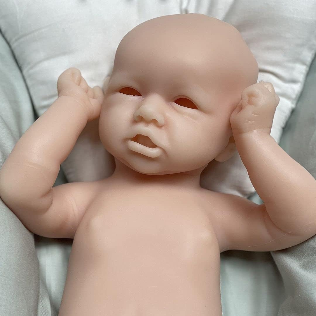 🔥 Cаѕhbасk uр tо 70% ACESTAR Reborn Baby Dolls Girls Kit Sisters 17 and 19 Unpainted Blank Babies Kits Full Body Solid Platinum Silicone