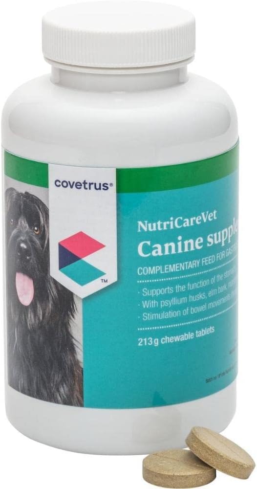 Covetrus NutriCareVet Gastro Support to Support Dogs Stomach Function - 85 Chewable Tablets
