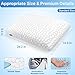 TranquilMoments Memory Foam Pillows, Bed Pillow for Side,Back and Stomach Sleepers,Neck Pillow for Sleeping with Removable and Machine Washable Cover, Standard Size (1 Pack)