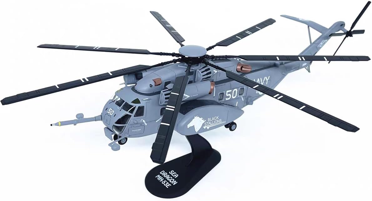 Panzerkampf MH-53E Sea Dragon Helicopter 50 Black Stallions 1/72 Diecast Model New in Stock