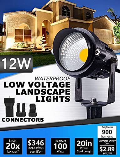 Sunvie 12W Low Voltage Landscape Lights With Connectors #TOP1