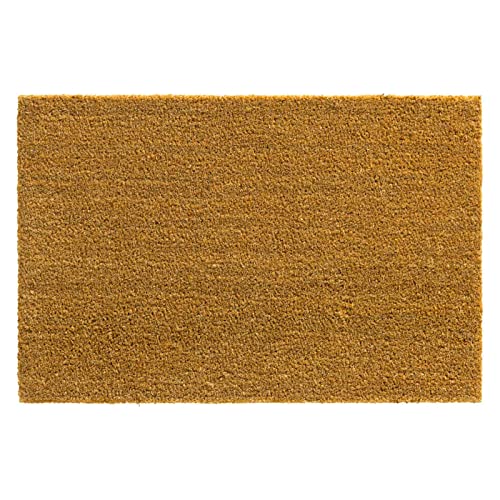 Nova Forma Breeze Paillasson antidérapant en coco - Pour l'intérieur et l'extérieur - Résistant aux intempéries - Naturel - 40 x 60 cm Cover