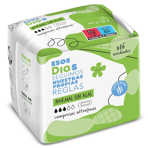 DIA ESOS DÍAS compresas ultrafinas normal sin alas paquete 16 uds