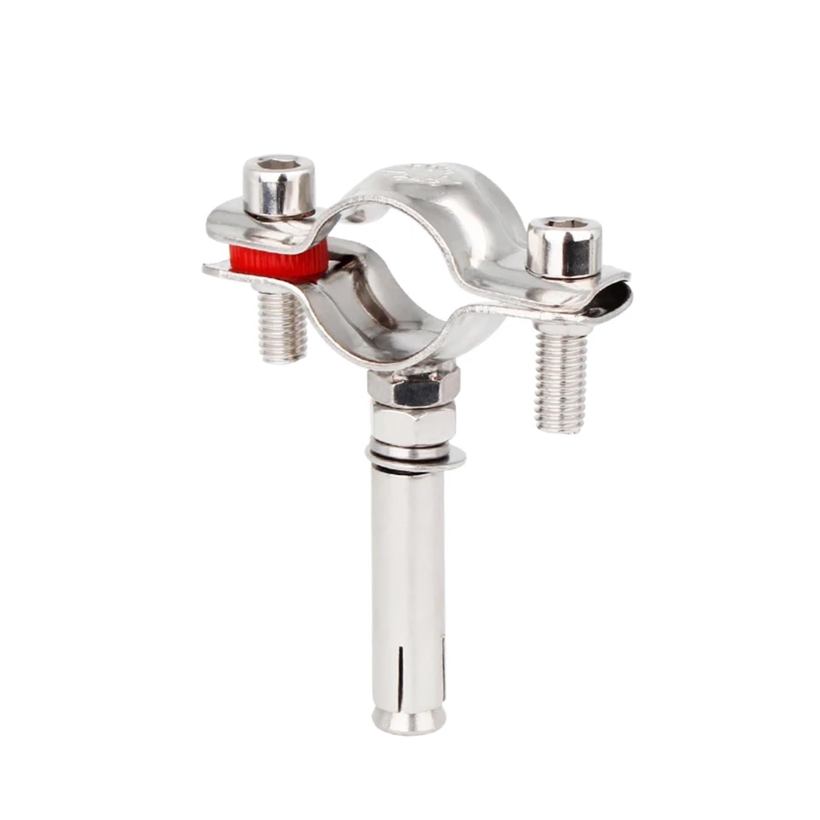 1 pieza de 15-159 mm, tornillo de expansión de aro de tuerca de acero inoxidable 304, abrazadera de manguera redonda, abrazadera de tubo de suspensión, accesorio de tubería, sujetador PPR/PVC(150-159m