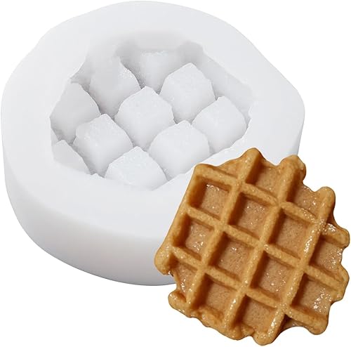 Miniatura 18 de Molde redondo para fondant de pan, molde de silicona artificial para alimentos, moldes de vela en forma de tostada, moldes de jabón esponjosos