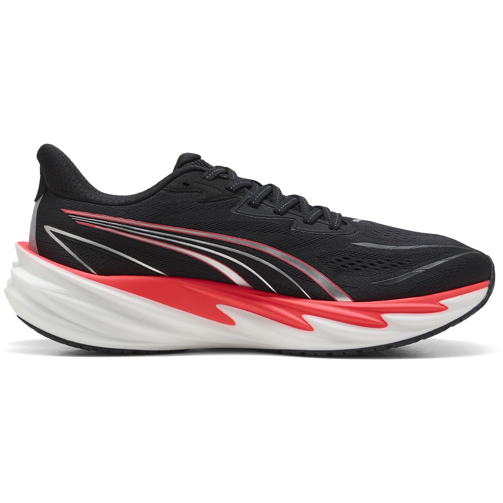 Puma Velocity Nitro 5 Chaussures de Running Chaussure de Running sans stabilisateurs Hommes Noir Black-Ultra Red 42,5