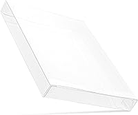 Vista 7 de Juvale Cajas para tarjetas, 4.5 x 5.9 pulgadas, transparentes, paquete de 50, almacenamiento A2 con bisagras, embalaje de tarjetas y organizador