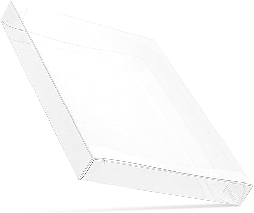 Miniatura 7 de Juvale Cajas para tarjetas, 4.5 x 5.9 pulgadas, transparentes, paquete de 50, almacenamiento A2 con bisagras, embalaje de tarjetas y organizador