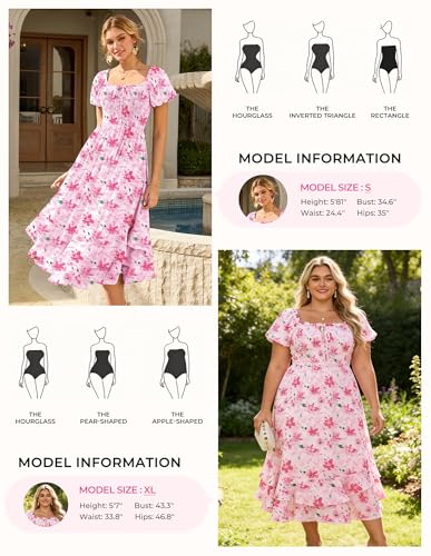 Image of GRACE KARIN Womens Summer Floral Maxi Dress 2026 Flowy Wedding Guest Dress A Line Boho Dresses Fashion Clothing with Pockets