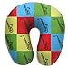 Produktbild Pop Art Saxophone Memory Foam Travel Pillow Round U-Shaped Neck/Head Support Relieve Cervical Fatigue for Sleeping Airplanes Train and Camping