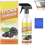 Küchenentfettungsschaum-Reiniger, strapazierfähiges Entfetter-Reinigungsspray, Küchen-Entfettungsreiniger, Fettreiniger, Allzweck-Luftblasen-Reiniger, Schaumspray, für Dunstabzugshaube, Ofen, Töpfe (1