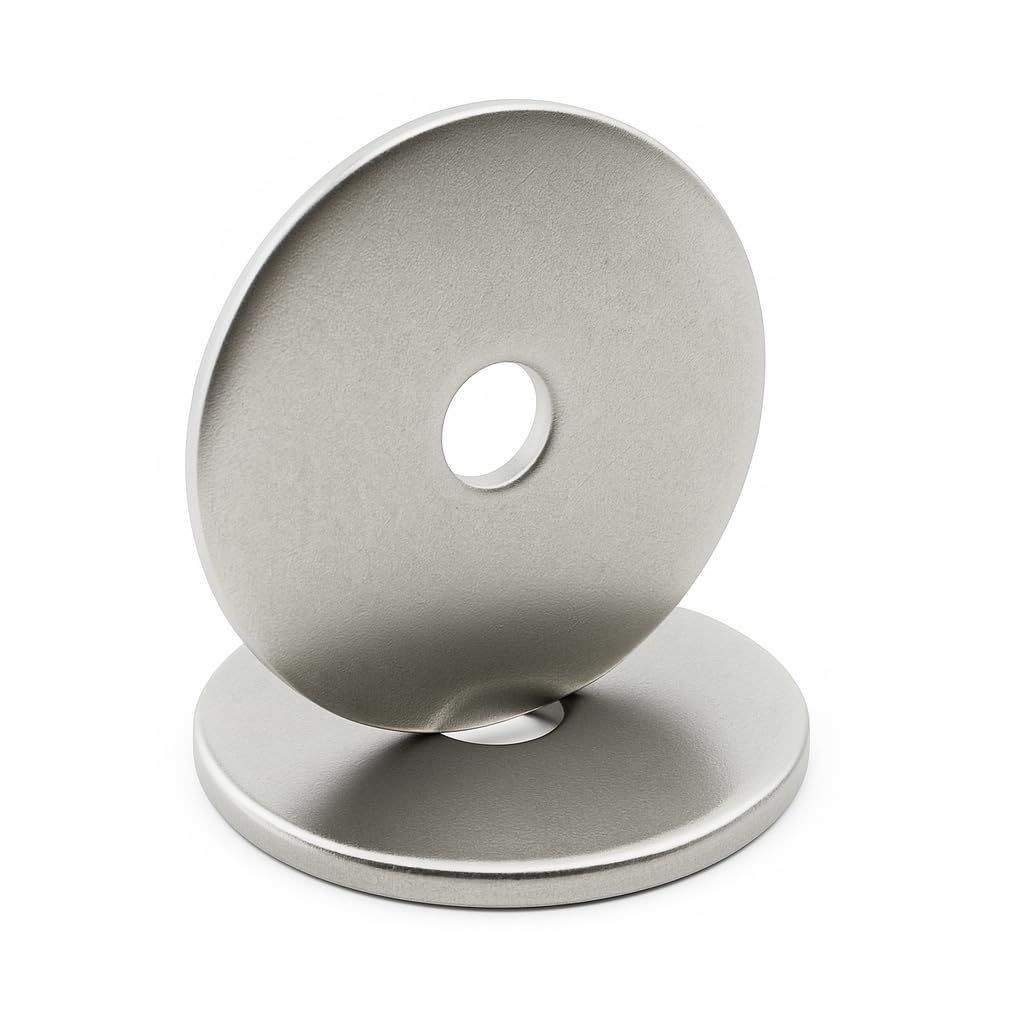 Stainless Steel Washers M4 x 25mm - Thickness 1.5mm | Flat Washer M4 x 25mm | A2 Stainless Steel (V2A/AISI 304) | Bolts Bolts | Pack of 20 ProRaje — image 1