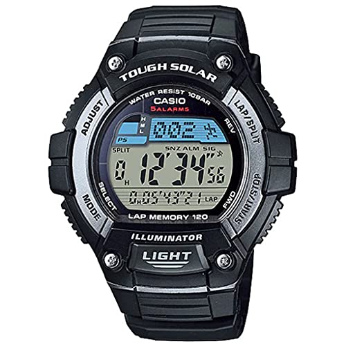 CASIO腕時計 カシオ チプカシ デジタル表示 丸形 カレンダー タフソーラー W-S220-1AJ メンズ腕時計