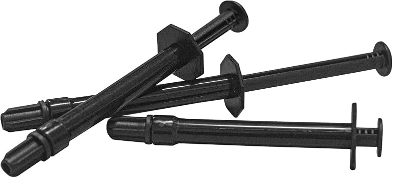 Pearson 1ml Luer Lock Tip Syringes No Needle - Sterile, Individually Wrapped - 100 Syringes Black