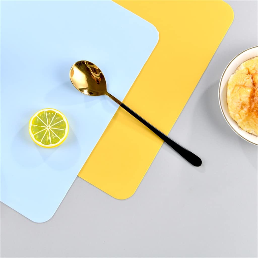Décoration de Table, Sets de Table, Tapis de Cuisine/Salle à Manger Monochrome Style scandinave en Silicone résistant à la Chaleur