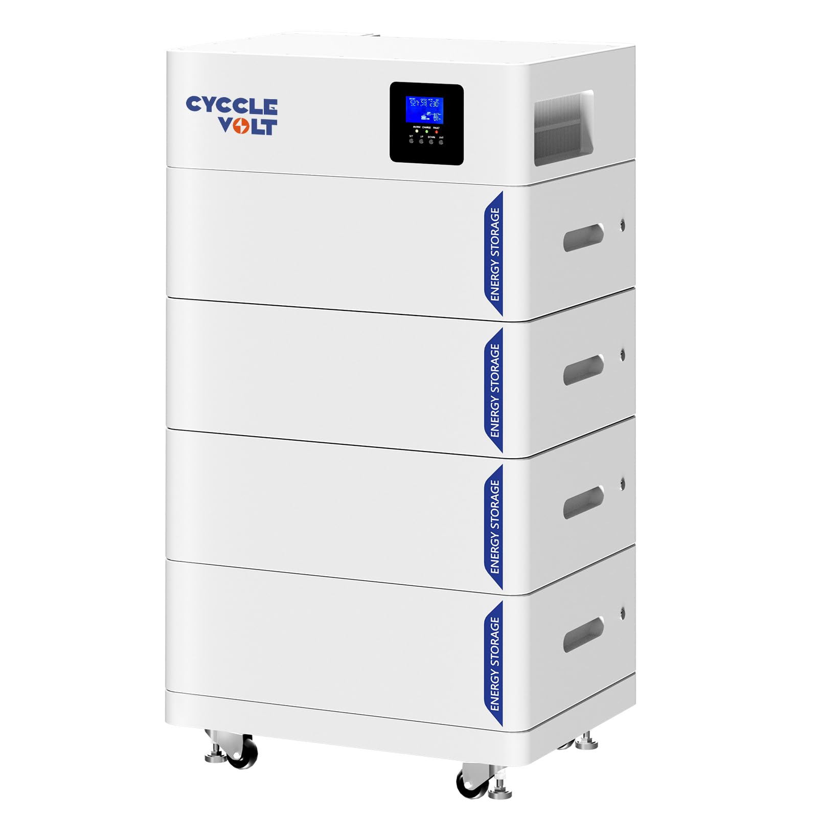Elektrownia balkonowa z akumulatorem LiFePO4 pojemności 20kWh, magazyn energii słonecznej 48V 400Ah z falownikiem 5 kW, mocą wejściową 5000 W, modułową możliwością rozbudowy idealna fotowoltaicznych